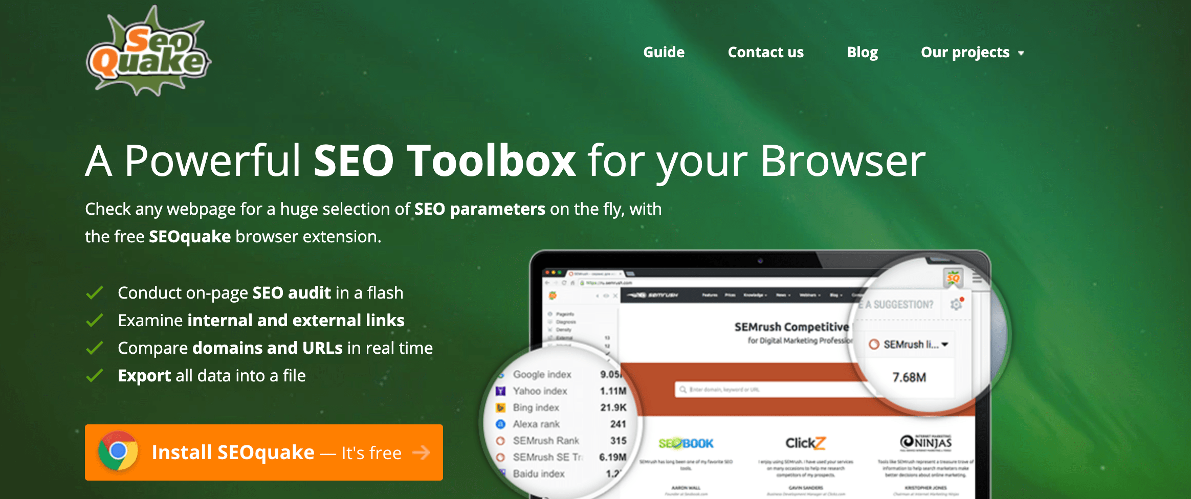 SEO Agency Tools - SEOquake