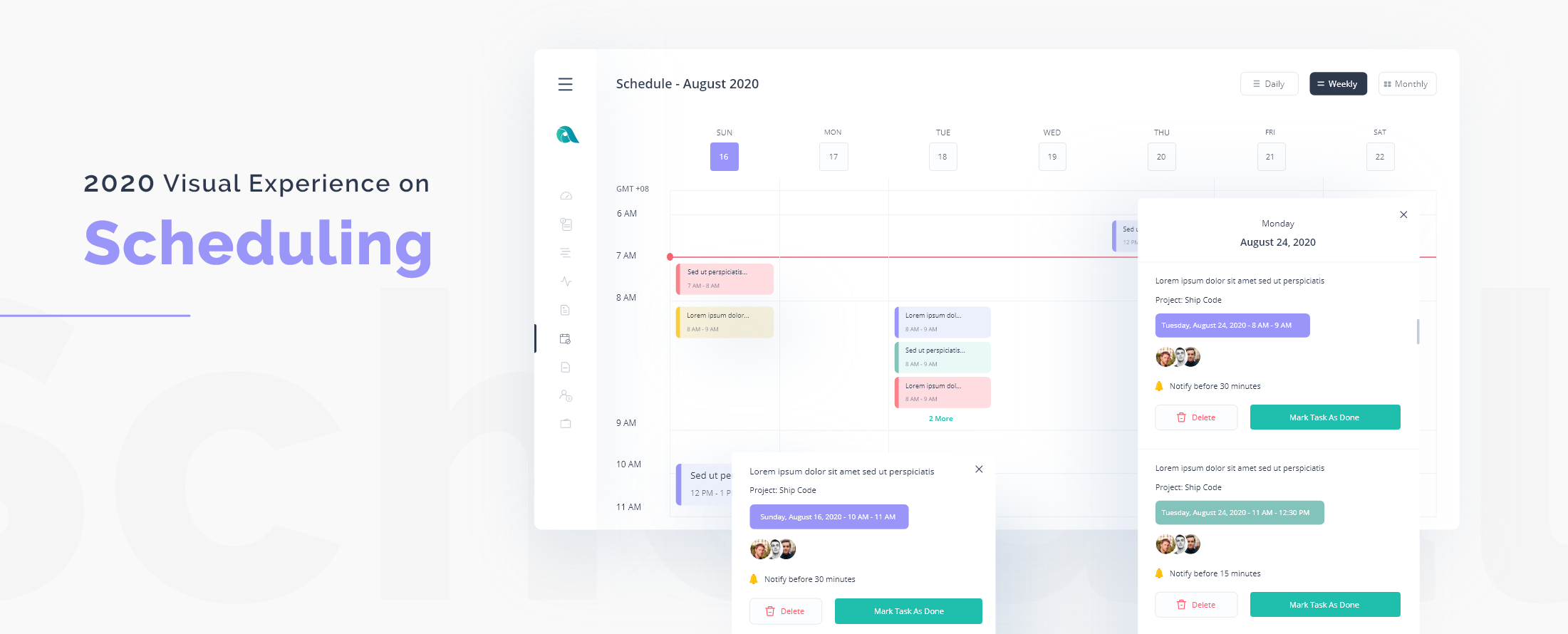 2020 Standard Schedule - Complete Design Process Case Study