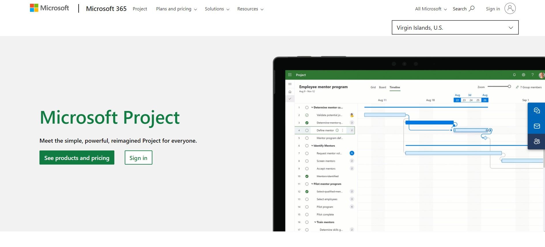 Microsoft Project Homepage a top solution for construction project scheduling