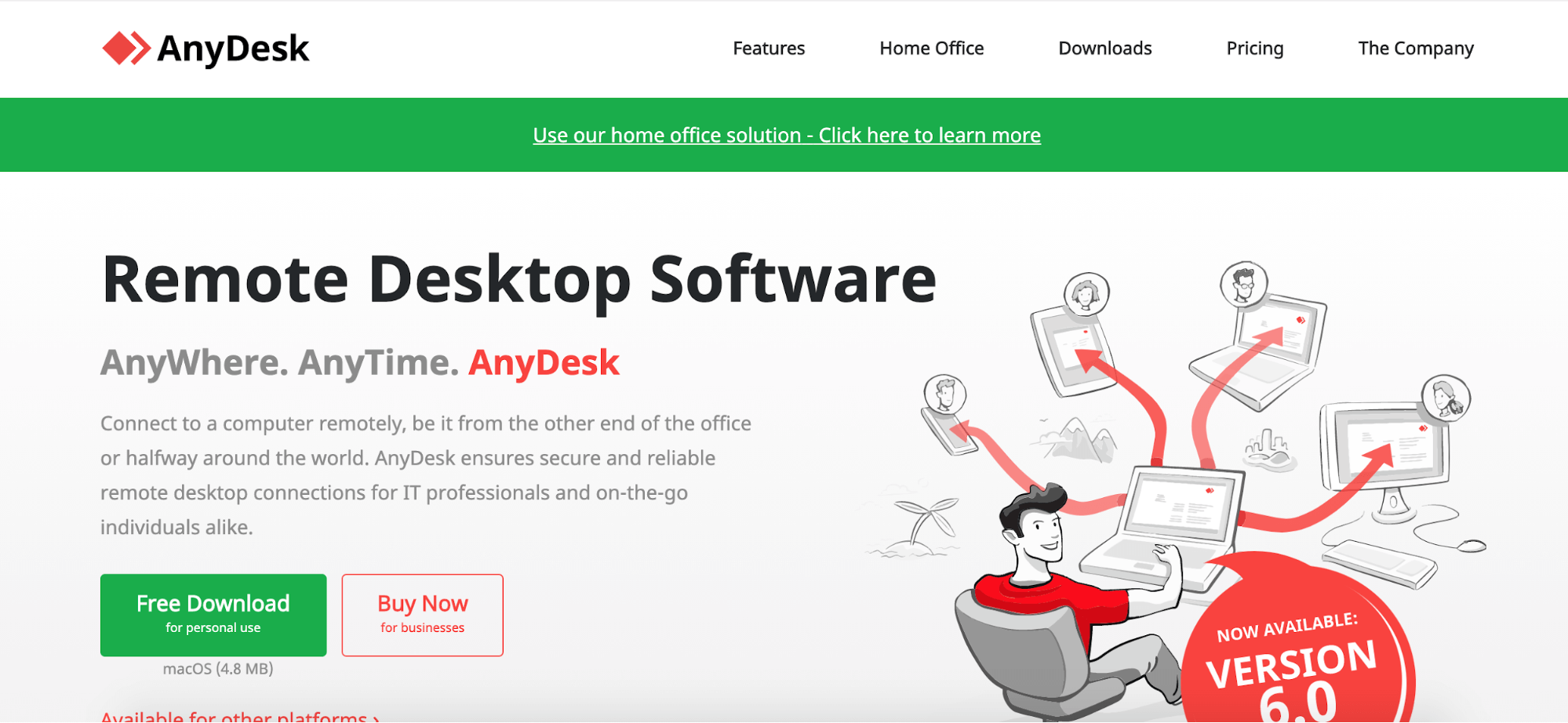 Anydesk, a tool for remote workers