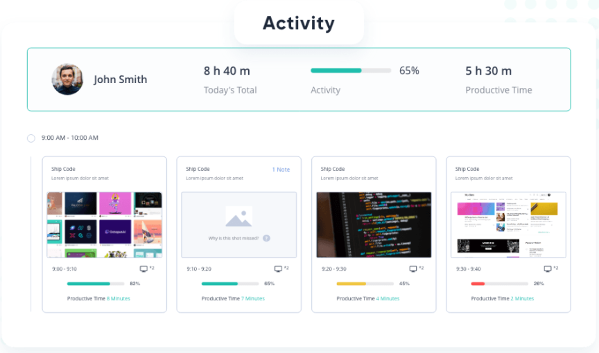 Image of Apploye screenshot monitoring