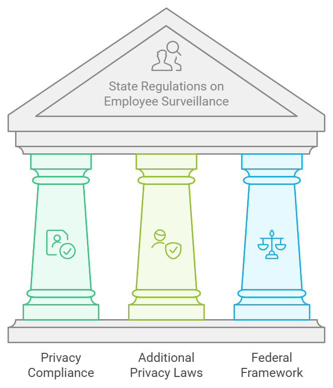 state by state monitoring laws details