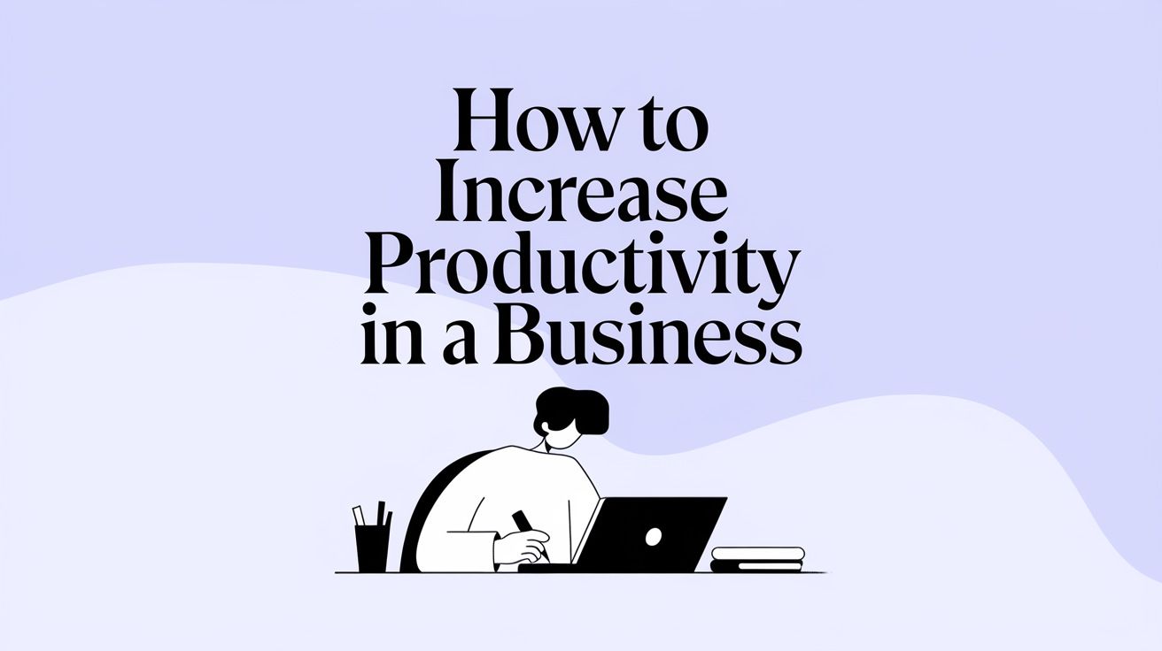 How to Increase Productivity in a Business