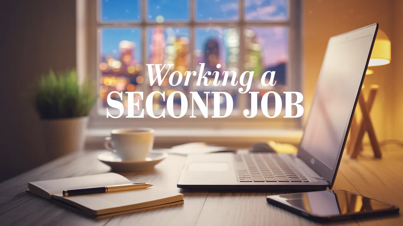 A cozy home office with a laptop, coffee, and notepad, symbolizing productivity and work opportunities.