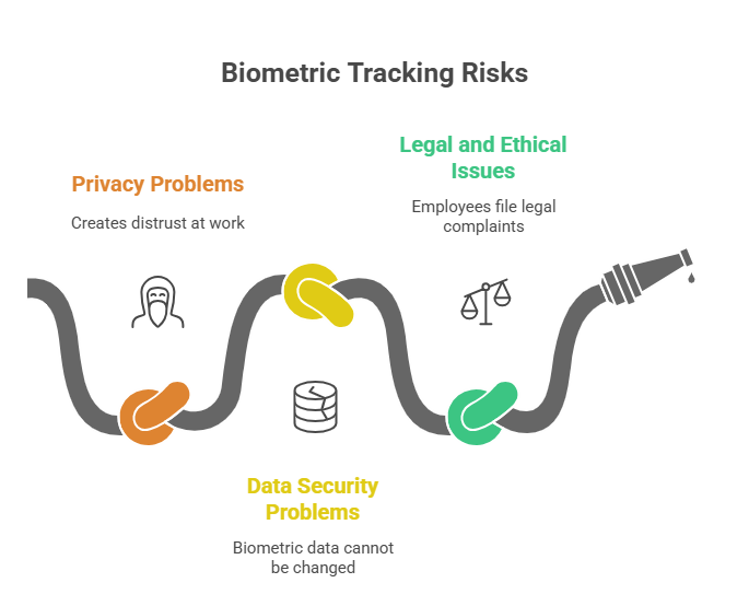 Diagram showing interconnected marketing challenges: primary, data security, legal