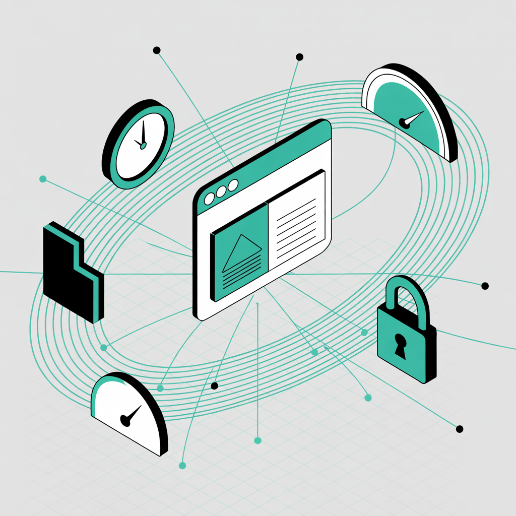 The different components of website monitoring