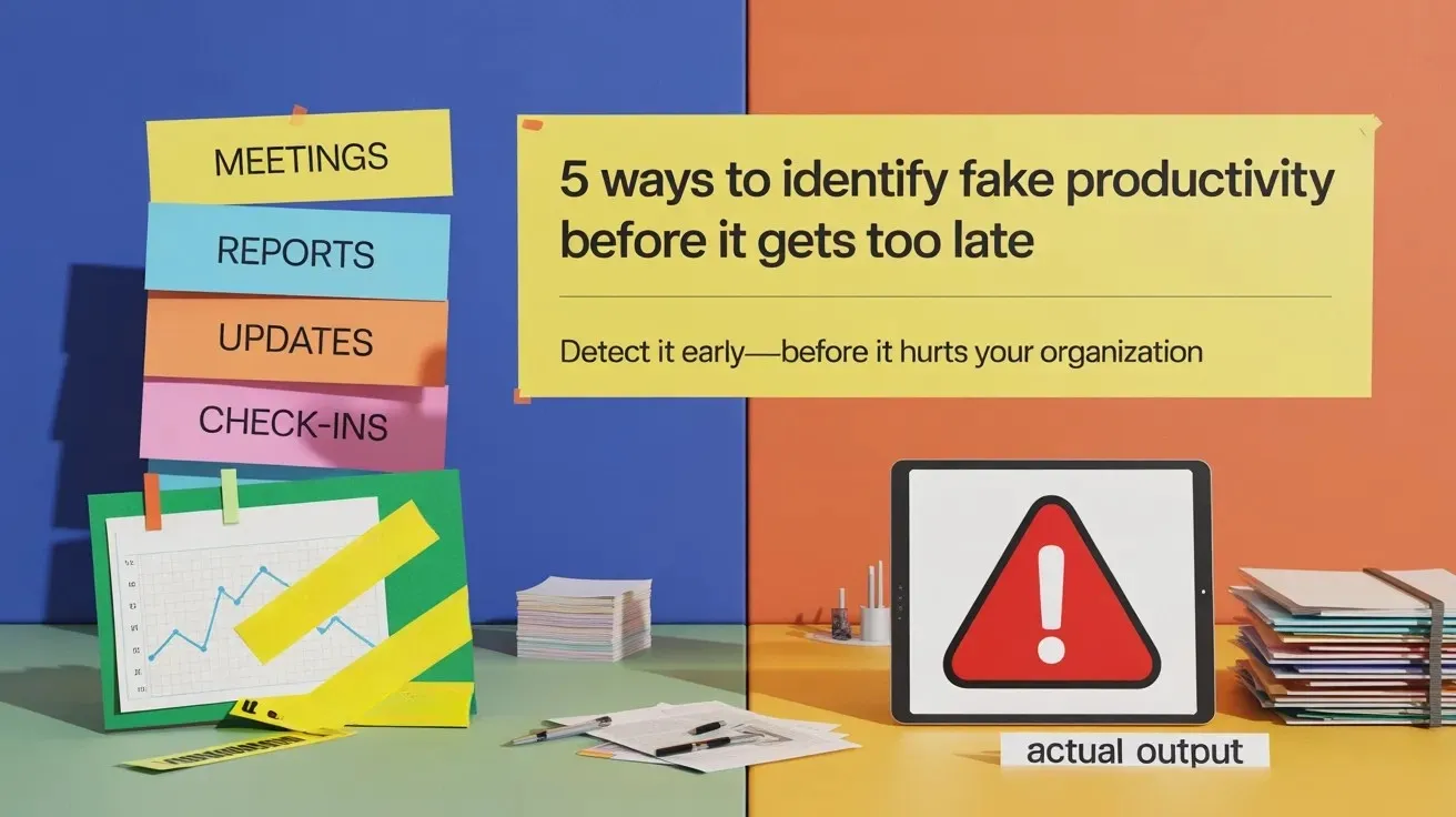 5 Ways To Identify Fake Productivity Before It Gets Too Late