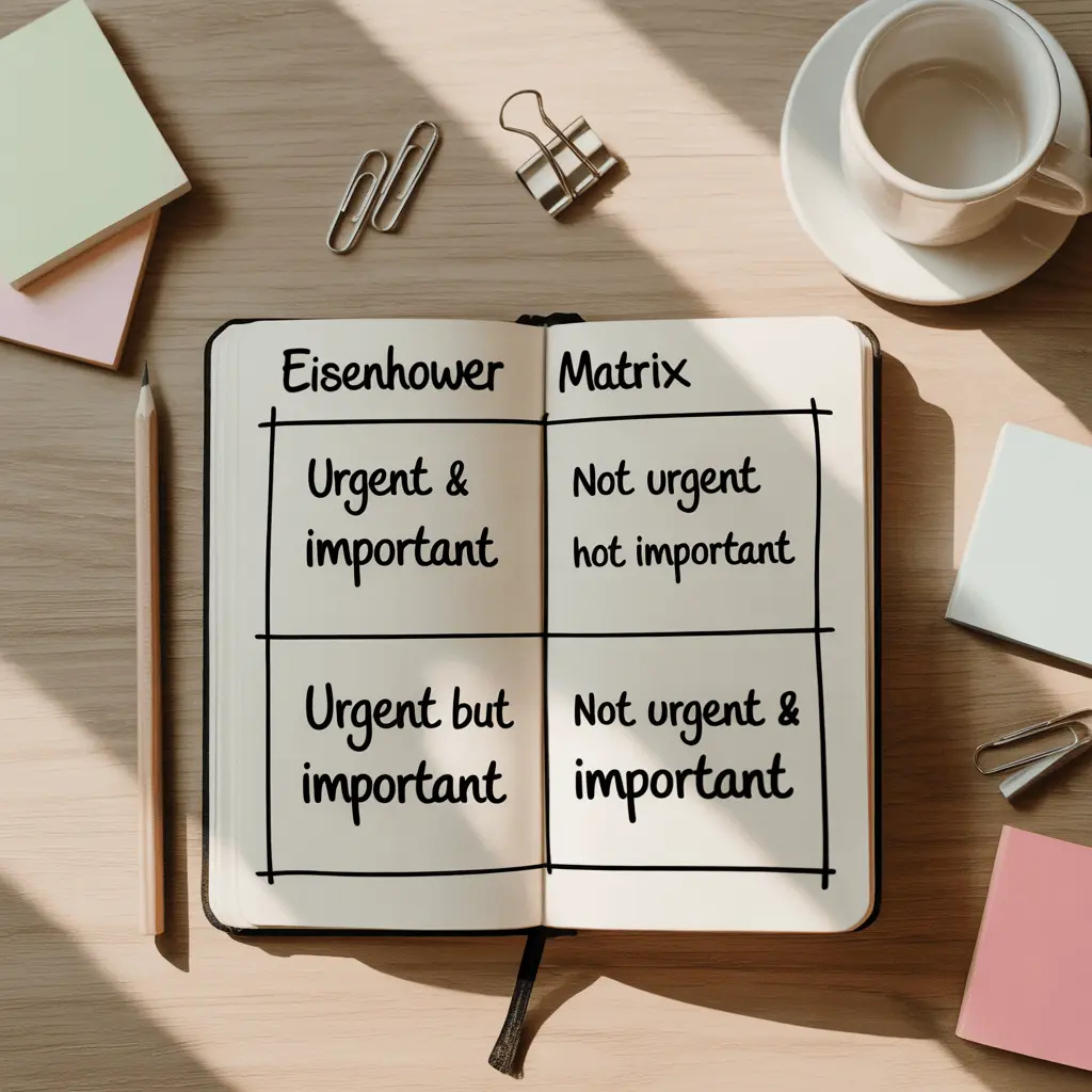 Utilizing the Eisenhower matrix