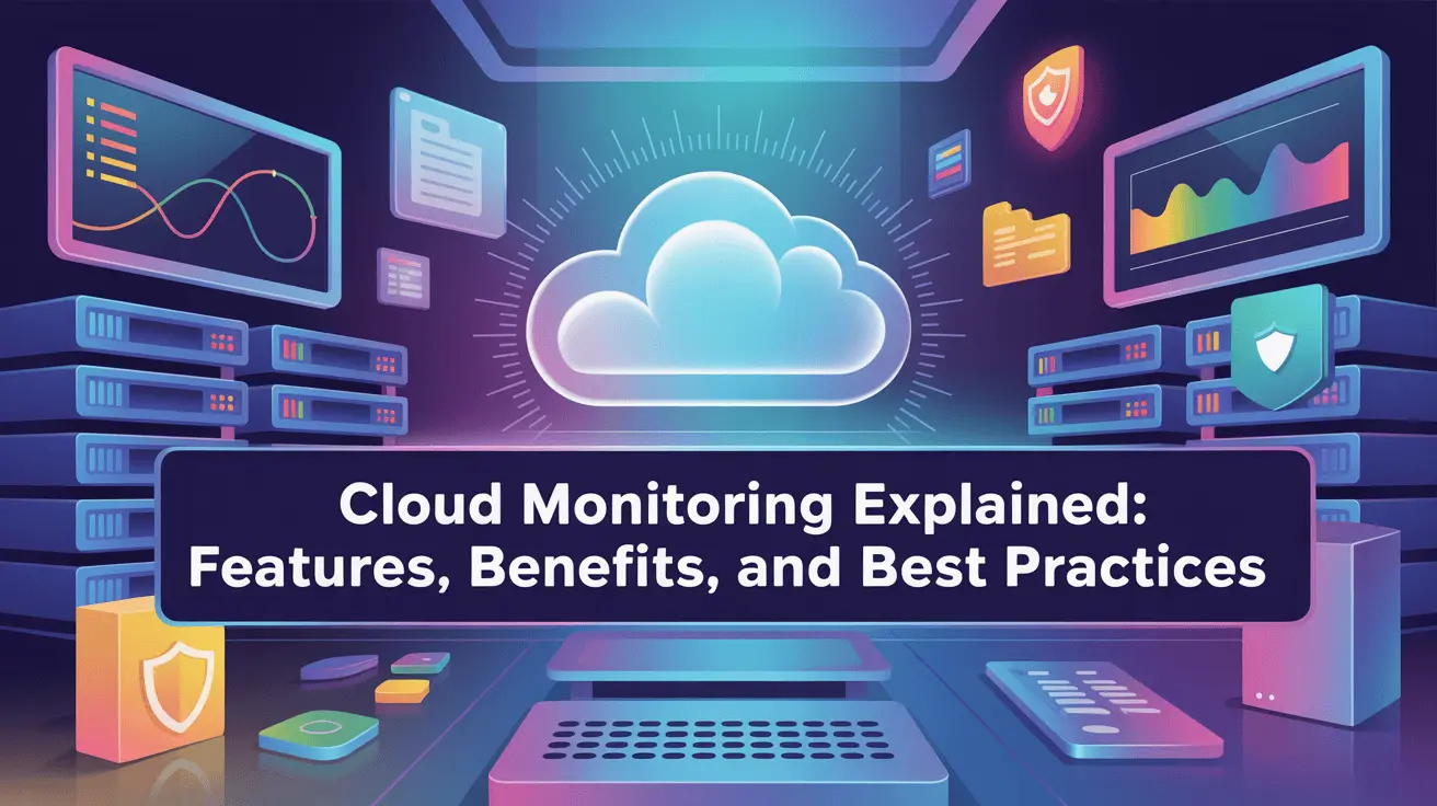  A cloud monitoring setup with multiple servers and dashboards