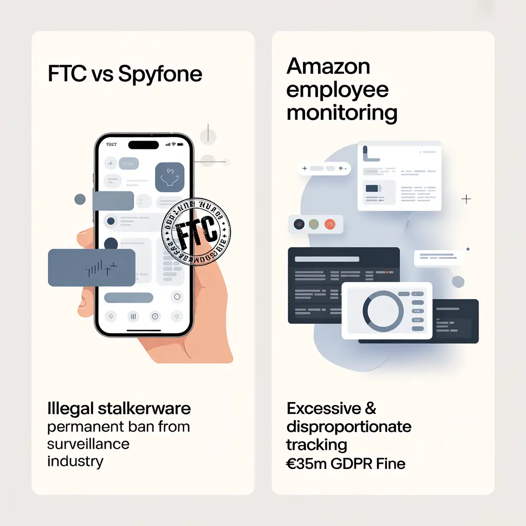 Examples of lawsuits due to excessive and hidden monitoring