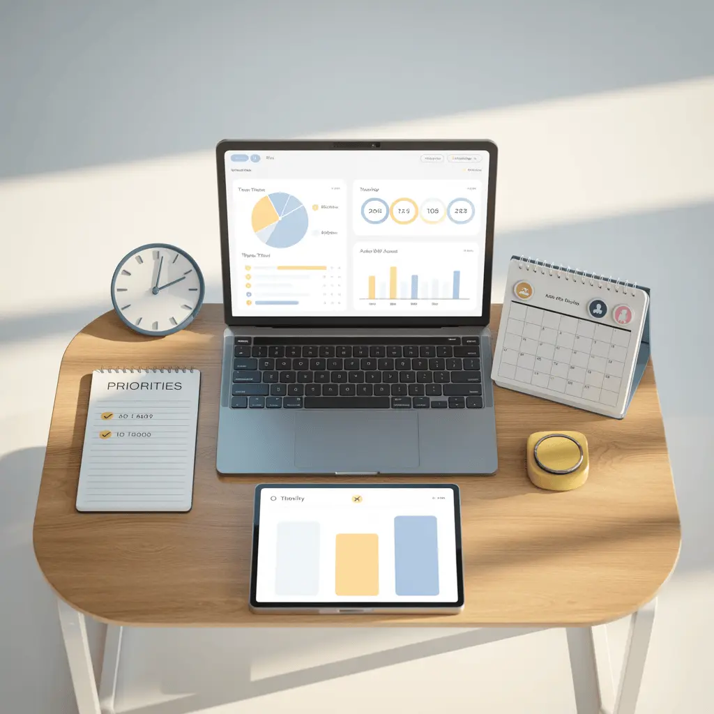 Tracking productivity and time of the week