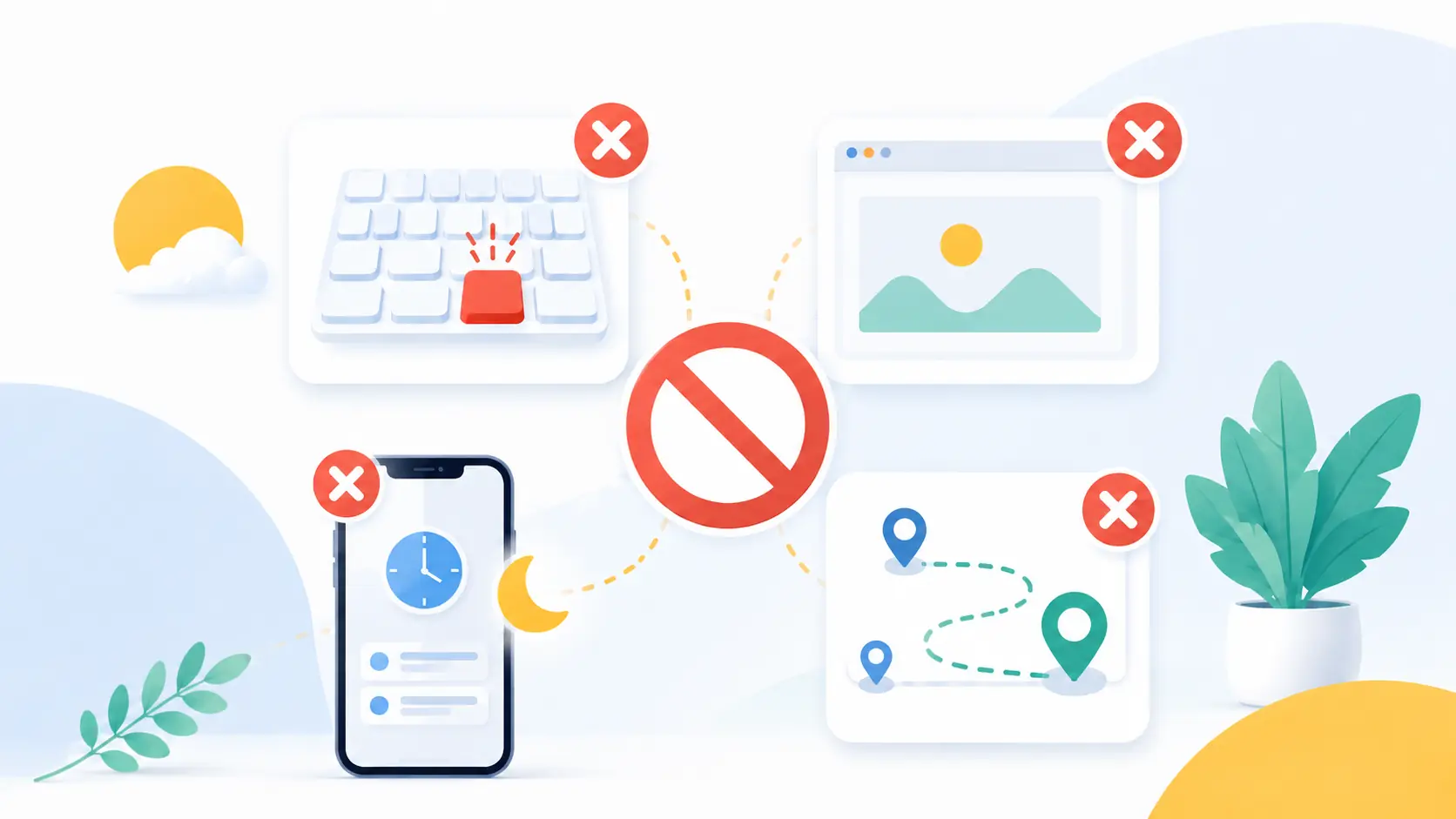 Invasive employee monitoring methods including keystrokes, screenshots, and location tracking.