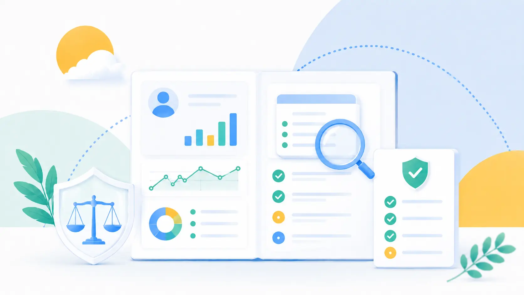 Transparent workplace monitoring dashboard with employee data access and fair oversight.