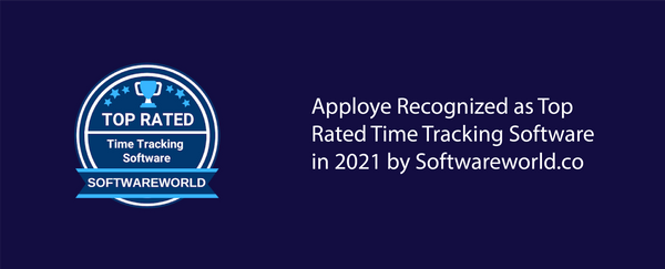 Apploye Recognized as Top Rated Time Tracking Software in 2021