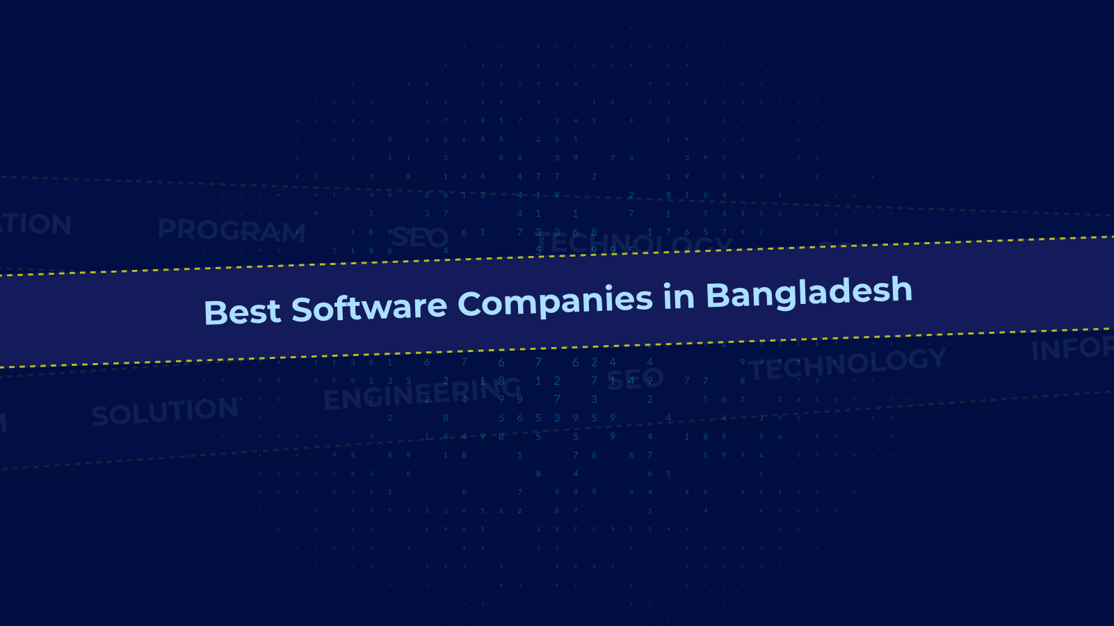 An image mentioning best software companies in Bangladesh