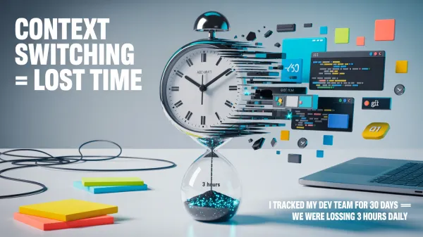 A clock on top of hour glass and showing time allocation for multiple tasks