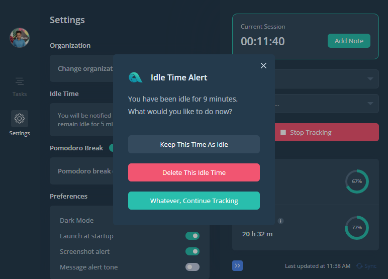 Idle Time Overview